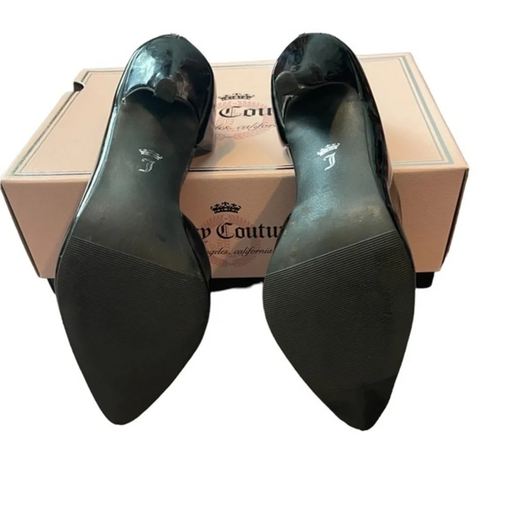 Juicy Couture Black Patented Leather Heels‎